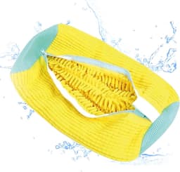 Waszak voor Schoenen - Herbruikbare Zipper Tas voor de Wasmachine, Perfect voor Sportschoenen, Tennis- en Wandelschoenen, 2 Stuks, Grijs — thumbnail 3