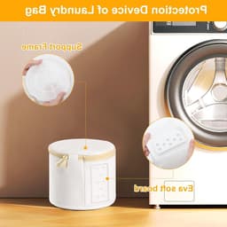 Set van 2 Premium Wasnetten voor Bh's en Ondergoed - Ideaal voor de Wasmachine, Beschermt Lingerie en Sokken met Rits — thumbnail 4