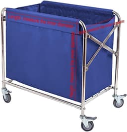 Vervangende Waszak - Lining Tas - Wassen Organiseren - Machinewasbaar - 77 x 44 x 60 cm - Blauw — thumbnail 4