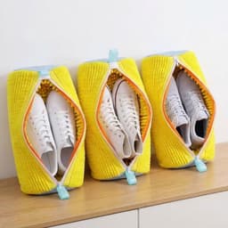 Herbruikbare schoenwaszakken voor wasmachine, anti-vervorming, 360 graden reiniging, ideaal voor sport- en dagelijkse schoenen, 2 stuks — thumbnail 4