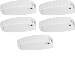 Dailygoods- Deurvergrendeling 5 Stuks - Deurstopper - Deurvastzetter - Deurhouder - RV Deurhouder - Wit, ABS Materiaal — thumbnail 2