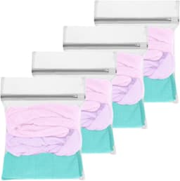 Cosensi - Set van 4 Kleine Mesh Waszakken met Rits voor Delicate Kleding — thumbnail 5