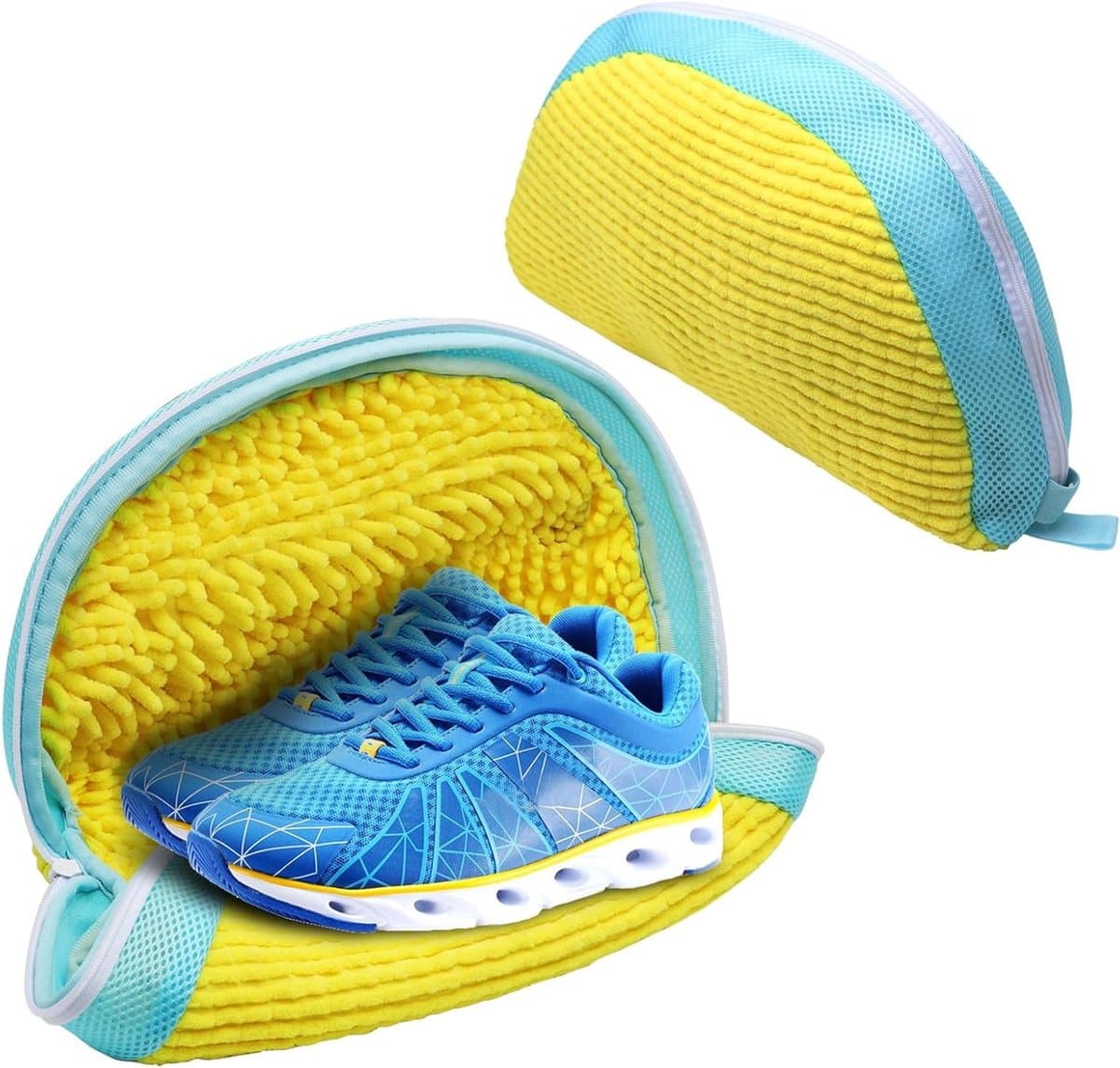 Schoenwaszak voor de wasmachine - Dikke waszak voor sneakers, gymschoenen en canvas schoenen met verhoogde wrijving — afbeelding 1