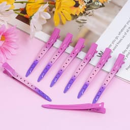 24 Stuks Duck Bill Clips Roestvrij Metaal voor Haarstyling en Kleurbehandeling — thumbnail 3