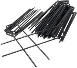 50x Grondankers U-Vorm 150mm - Verzinkte Tuinharingen voor Folie, Worteldoek en Slangen — thumbnail 5