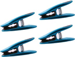 Set van 48 Wasknijpers met Zachte Siliconen Grip - Blauw/Antraciet — thumbnail 4