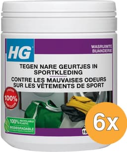 HG Wasmiddel Toevoeging Tegen Nare Geuren In Sportkleding - 6 x 500 gr - Voordeelverpakking — thumbnail 4