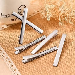 30 Stuks Metalen Haarspelden Eendensnavel Krokodillenklemmen voor Kappers en Thuisgebruik — thumbnail 4