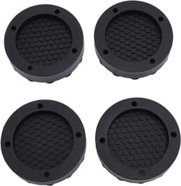 Wasmachine Trillingsdempers - Antislip Absorptiepads - Geluidsreductie - Krachtige Zuignap - 16x12x4cm - Zwart — thumbnail 4