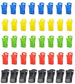 40 stuks sokkenklemmen voor de wasmachine en droger - handige sokkenhouders en clips voor het organiseren van je was — thumbnail 4