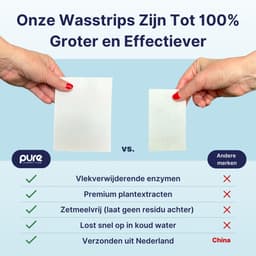 Pure Laundry Club Wasstrips - Lentefris - 100 Wasbeurten - Krachtige Reiniging - Plasticvrij Wasmiddel - Wasmiddeldoekjes voor Wit, Kleur & Zwart — thumbnail 2