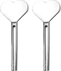 Ibenzoa® Zilveren metalen tandpasta-sleutel set van 2 voor diverse tubes en crèmes — thumbnail 1