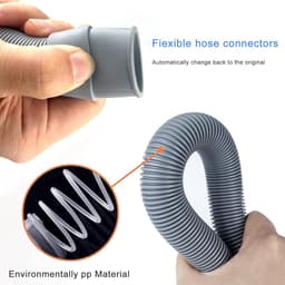 Afvoerslangverlenging - 1,5 meter - flexibel - hoogwaardig materiaal — thumbnail 2