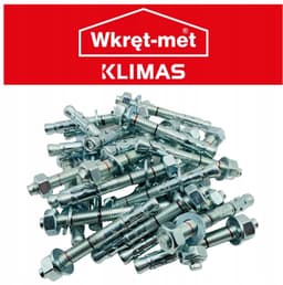 25x Zware Keilankers M10 x 155 mm Gegalvaniseerd met Moer en Borgring — thumbnail 2
