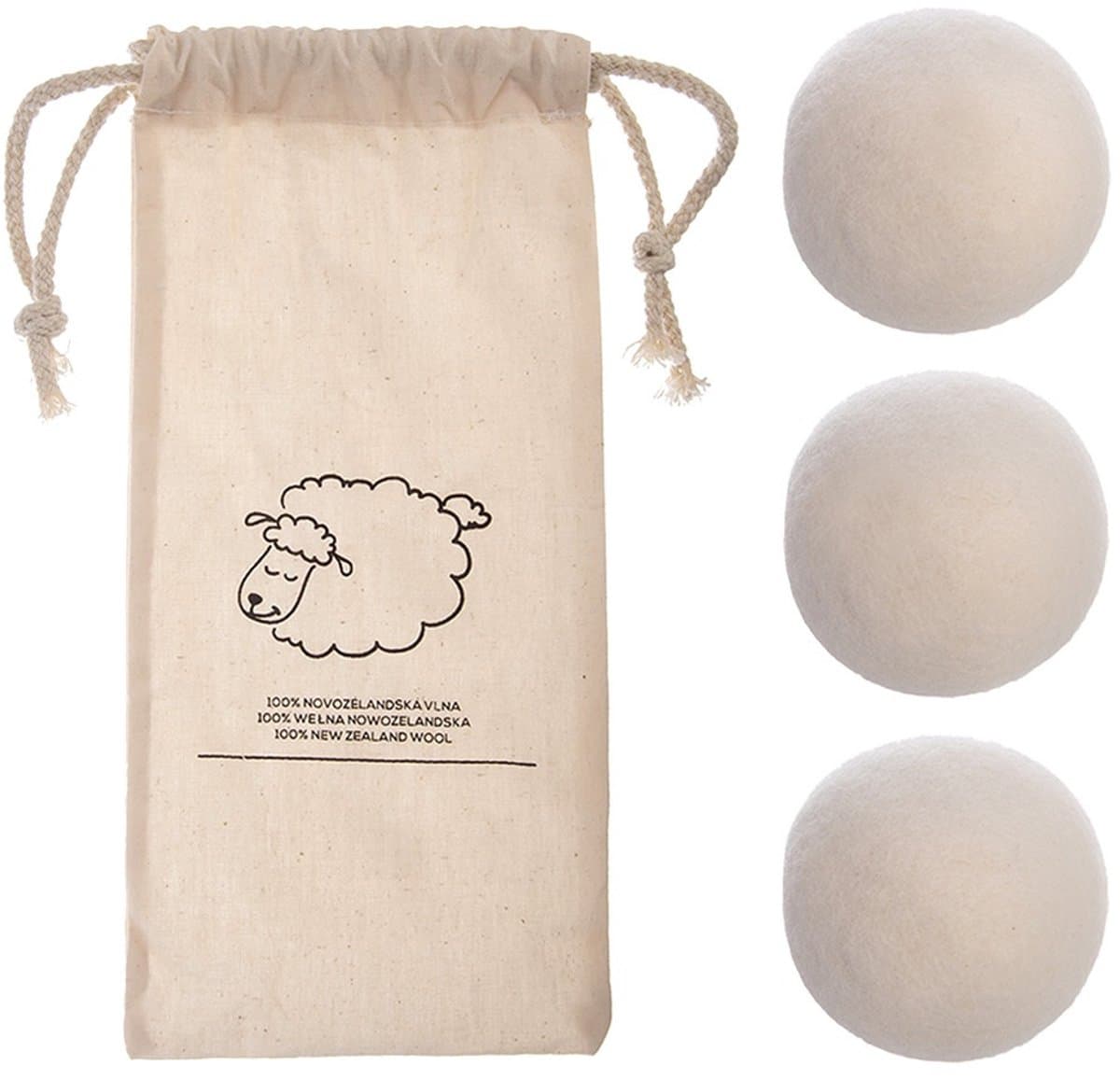 Orion Eco - Drogerballen voor wasdroger - Wol - Sneldrogend - Herbruikbaar — afbeelding 1