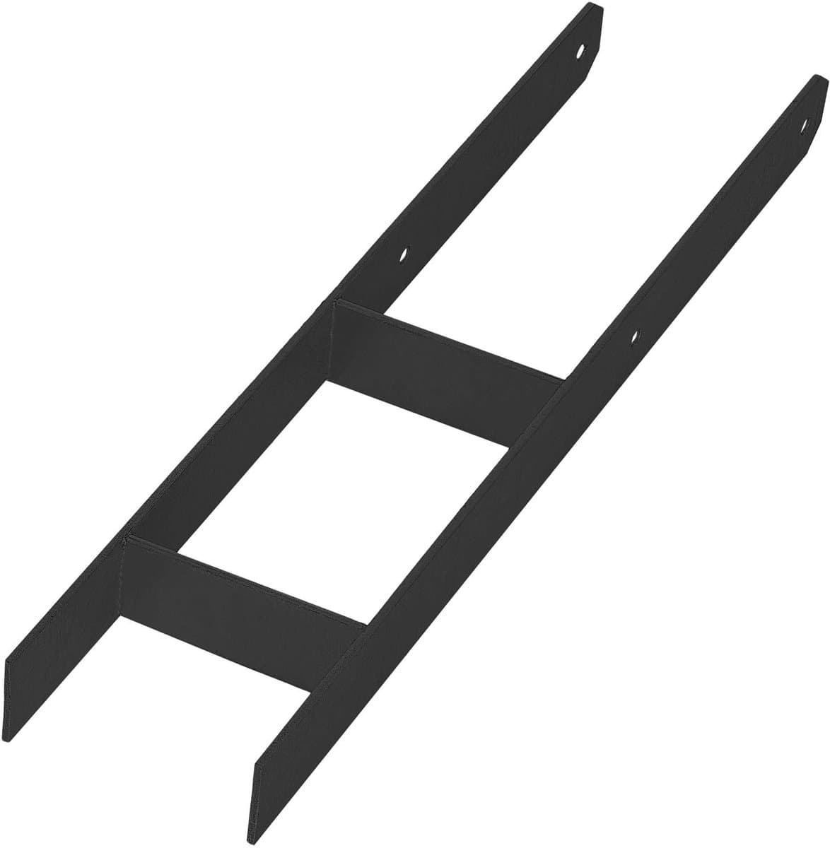 KOTARBAU® H Instortanker - Paalhouder in Beton Storten 140 x 600 mm Betonanker voor Houten Palen - Paaldrager Beton - Kolomvoet Beton - Gepoedercoat Staal — afbeelding 1