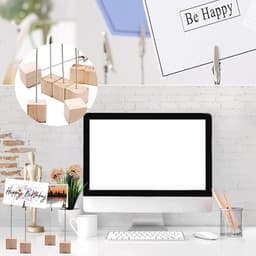 20 Stuks Houten Foto Clip Houders voor Thuis en Kantoor — thumbnail 2