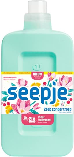 Seepje Wasmiddel Kleur - 126 wasbeurten - 6 x 945ML - Voordeelverpakking — thumbnail 3