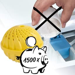 Wasbal voor wasmachine - was zonder wasmiddel - 2 stuks - eco-vriendelijk — thumbnail 3