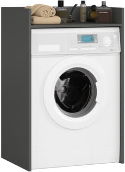 Wasmachine Kast / Wasmachine Ombouw / Wasmachine Meubel FIN / Grafietgrijs / AKORD Furniture Factory / 64 x 98 x 50 cm — thumbnail 1