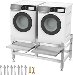 Bolt Edge Wasmachine Verhoger - Verstelbaar - Aluminium - Inclusief 2 planken — thumbnail 1