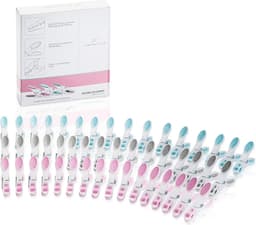 48 Kunststof Wasknijpers in 3 Pastelkleuren - Sterke Grip en Duurzame Klemmen voor Kleding — thumbnail 3