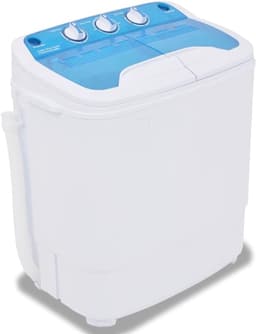 Mini Wasmachine Dubbele Trommel 5,6 kg voor Camping en Kleine Ruimtes — thumbnail 1
