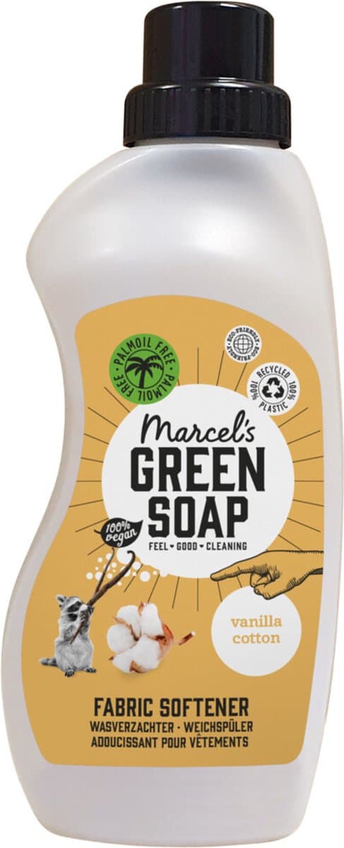 Marcel's Green Soap Wasverzachter Katoen & Vanilla 30 Wasbeurten - 750 ml — afbeelding 1