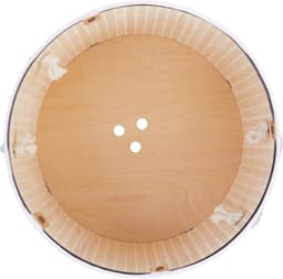 2x wasmand bamboe - wasbox met deksel - 70 liter - rond - 65 x 41 cm - wit — thumbnail 2