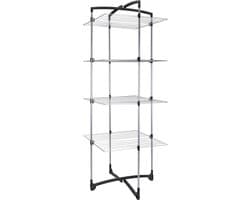 Metaltex - Fortino 4 - Droogtoren - Droogrek - 4 Etages - 33 meter Drooglengte - 69x64x171 cm — afbeelding 1