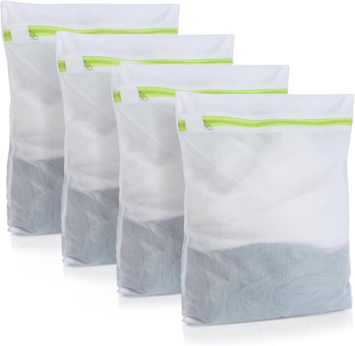 Dailygoods- Linnentas Set van 3 - Waszakken voor Wasgoed - Waszak Klein - Wastas Multifunctioneel - Wasnet voor Kleding - Hoogwaardig Mesh — afbeelding 1