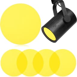 5-delige zelfklevende kleurcorrectiefolie voor lampen, warm licht, lichtfilterfolie voor kleuraanpassing, gelijkmatige lichtverspreiding, veelzijdig voor woonruimteverlichting — thumbnail 1