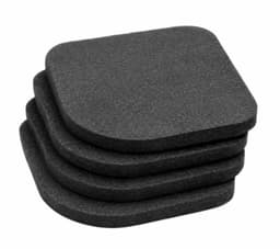 Anti-Slip matjes voor wasmachine, droger, koelkast, kast of ander apparatuur -  Trillingsdempers - Geluiddempers -  4 Stuks — thumbnail 2