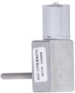 DC 12 V aandrijfmotor M6 x 50 mm micro-omgekeerde snelheidsreductiemotor voor raamopener, houders (150 tpm) — thumbnail 5