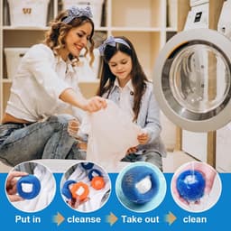 12 stuks haarvangers voor wasmachine, herbruikbaar, om haar op te vangen in de wasmachine, ballen voor wasmachine, voor honden, katten, pluche in de wasmachine — thumbnail 2