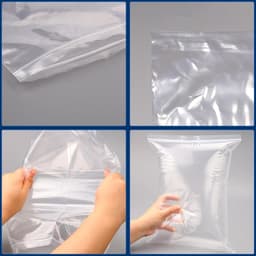Hersluitbare Doorzichtige Plastic Zakken - Transparant - 30 x 40 cm - 30 Stuks - Voor Opslag van Kleding, Voedsel en Kantoorbenodigdheden — thumbnail 5
