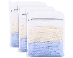 Duurzame Honingraat Mesh Tassen voor Delicate Kleding - Herbruikbare 12"x16" Wassen en Beschermen