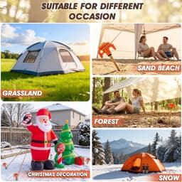 VHV - Tentharingen - 12 Stuks - Stevige grondankers met schroefdraad - Grondpennen voor bos, weiden en rotsen - camping - kamperen — thumbnail 3