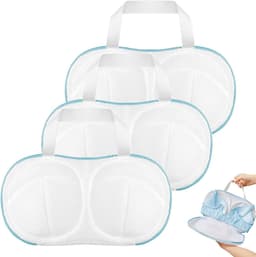 Waszak voor Bh's - Set van 3 Stuks - 34 x 20 cm - Herbruikbare Wasnetten voor Delicate Ondergoed en Wassen in de Wasmachine — thumbnail 1