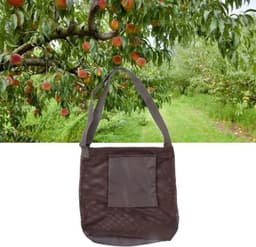 Fruitplukzak - Bessenmand Schort - Voedsel Verzamelen - Zeer Ademend Materiaal - Grote Capaciteit - Groen — thumbnail 3