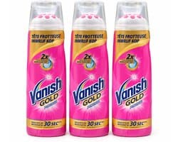 Vanish - Gold Powergel - Vlekverwijderaar - Met inwrijfkop - 3x200ML