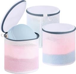 Set van 3 Wasnetten voor Bh's en Ondergoed, 18 x 20 cm, Herbruikbare Waszakken met Verborgen Rits, Ideaal voor Wassen van Lingerie en Sokken — thumbnail 1