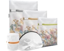 Herbruikbare en Duurzame Mesh Waszakken voor Delicate Kleding, Ondergoed en Baby Kleding - 5 Verschillende Maten voor Optimaal Bescherming en Onderhoud