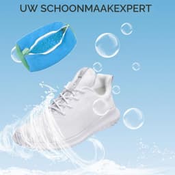 Herbruikbare Waszak voor Schoenen - Wasnet voor Wasmachine - Sneakers Wassen - Blauw — thumbnail 5
