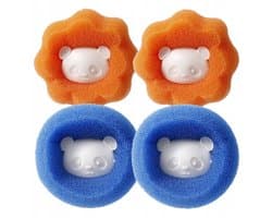 Wasballen voor de Wasmachine - 6 Stuks - Vangt Huisdierhaar en Pluisjes