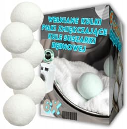 Wollen Droogballen 6 Stuks - Natuurlijk & Snel Drogen — thumbnail 5