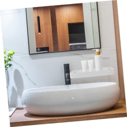 1set Wandrek Voor Keuken Badkamer Plakbare Opslagplank Zonder Boren Ruimtebesparende Organizer Voor Badkamer Keuken Elegante Wandmontage Met Grote Capaciteit — thumbnail 2