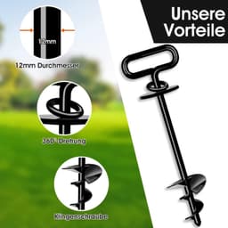 Grondanker voor Honden - Tot 100 kg - Tuin, Strand & Gazon — thumbnail 5