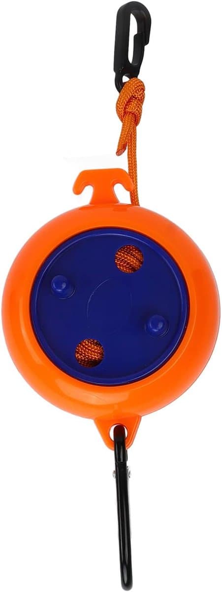 Waslijnkoord voor op Reis, Antislip Aluminium Gesp, Wasdroogtouw, 46 Kg Belastbaar voor Wandelen — afbeelding 1