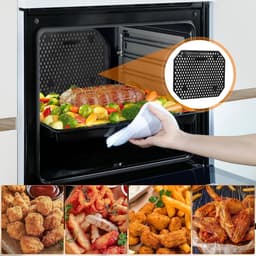 Herbruikbare Siliconen Spatbeschermers voor Dubbele Stapel Airfryer Accessoires, Ideaal voor Koken en Bakken, Geschikt voor XL Modellen — thumbnail 4